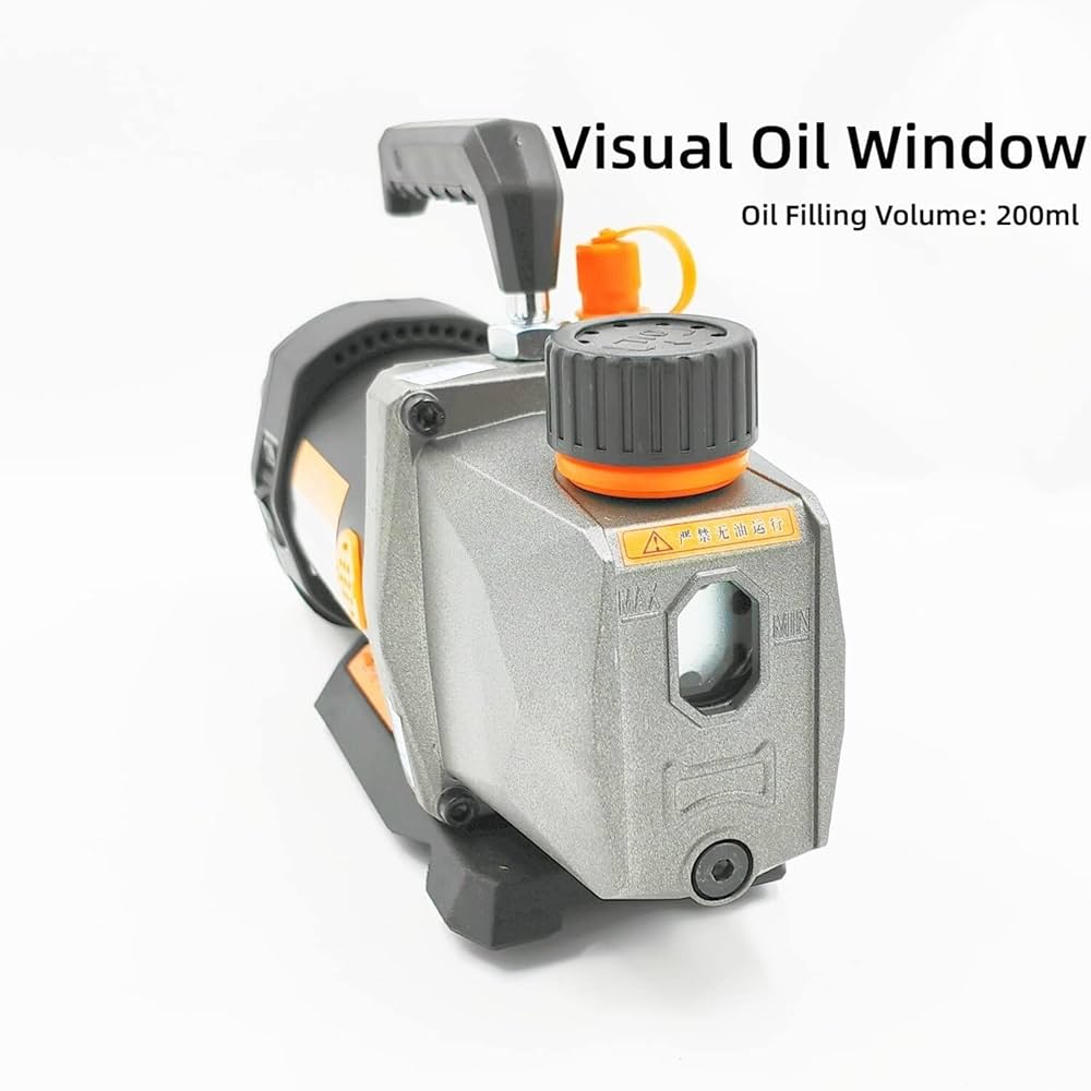 ayu♥‪ෆ‪.*・゜ 18V Vacuum Pump 5Pa 80W 2.5CFM 1/4 Air Inlet Refrigeration